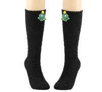 HINAYOSAN 1 Pair Women Fuzzy Socks Cozy Soft Cute Winter Warm Slipper Christmas Stocking Stuffers Gifts Winter Floor