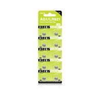 HINAYOSAN 10Pcs 1.55V 15mAh AG1 Alkaline Coin Cell LR621 LR60 SR621SW SR60 SR60L SR60 L621 Battery Button Batteries For Watch Toys