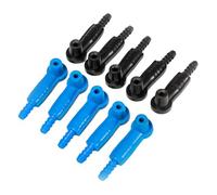 HINAYOSAN 10pcs Professional Changer Connector Bleeder Pumps Exchange Adapter Brake Fluid Changer Bleeding Connectors Automotive Oil Suction Tool