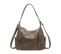 HINAYOSAN 2023 Crossbody Bag Solid Color Shoulder Vintage Large Capacity Shopping Bags For Girl Women Versatile Zipper Women's PU Leather Bags