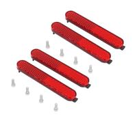 HINAYOSAN 2Set Electric Scooter Side Reflective Strap Front Rear Tube Night Reflector Electric Scooter Accessories Enduring Tube Night Reflector