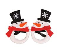 HINAYOSAN Christmas Party Fancy Glasses Frame Decoration Costume Eyeglasses Happy New Year Celebration Costumes For Adults Kids