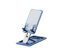 HINAYOSAN Desktop Holder Phone Tablet For Watching Video Live Portable Folding Dock Stand Angles Height Adjustable Aluminum Alloy Stand With Heat Dissipation