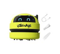 HINAYOSAN Desktop Vacuum For Keyboard Car Interior Robot Design 1Hr Fast Charging Polymer Battery Efficient Particle Removal USB C Rechargeable Desktop Cleaner