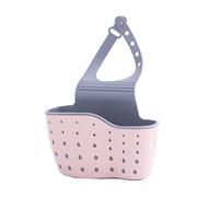 HINAYOSAN Double Layer Sink Strainer Basket Cleaning Tool Holder Hanging Faucet Sponge Shelf With Drain Holes Kitchen Accessories MultiFunctional