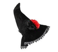 HINAYOSAN Faddish Witch Hat Everlasting Halloween Wizard Pointed Women Personality For Halloween Celebrations And Performances Versatiles Costume