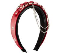 HINAYOSAN Festival Buckle Chain Hairhoop For Women Punk Headband Cosplay Costume Halloween Headpiece Hot Girl Hairband Party Headband