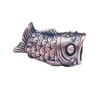 HINAYOSAN Fish-Shaped Brass Parachute Beads, Metal Spacer Beads Long-Lasting Color Not Easy To Wear Rope Craft Parachute Rope Suitable For Jackets, Wallets, Backpacks, Handbags