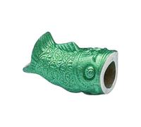 HINAYOSAN Fish-Shaped Brass Parachute Beads, Metal Spacer Beads Long-Lasting Color Not Easy To Wear Rope Craft Parachute Rope Suitable For Jackets, Wallets, Backpacks, Handbags