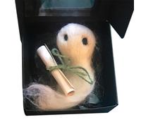 HINAYOSAN Halloween Adoption Wool Felt Plush Toy With Unique Scroll Paper In Box Pocket Friend Accessories Halloween Toy