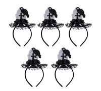 HINAYOSAN Halloween Celebration Headbands Eye Catching Halloween Headgears Soft Fabric Headbands Charm For Trick Or Treating Party Cosplays Headgears