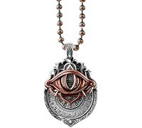 HINAYOSAN Handmade Tarot Prescience Pendant: Combine To Cosmic Wisdom Tarots Pendants Rotation All-Seeing Eye Necklace Large Amount Lovers Charms Omniscient Eye Jewelry For Women Man