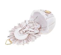 HINAYOSAN Holy Water Font Storage Box Resins Sacred Figurine Wall Hanging Organizers for Religious Space Or Art Collectors Decorative Holder