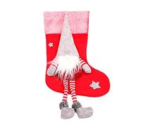 HINAYOSAN Long Leg Christmas Stockings Santa For Doll Stocking For Family Country Personalized Holiday Indoor Large Decorations Large Decorations