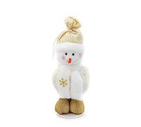 HINAYOSAN Lovely Plush Snowman Santa For Doll Christmas Pendant Kids Gift Toy Tree Ornaments Window Display Decor Doll Ornaments
