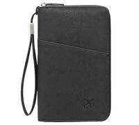 HINAYOSAN Modern Passports Bag Family Travel Organiser with Blocker Passports Holder Card Slot Wallet Purse for Men and Women Lightweight PU Card Case