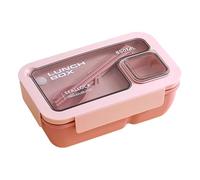 HINAYOSAN Multiple Section Lunch Container with Sealed Lid Microwave Reheatable Design for Hot Cold Food Separation Leak Proof Compartment Food Container