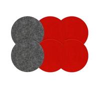 HINAYOSAN Polishing Attachment 5Inch 125mm Felt Pad With Adhesive Backing For Random Orbitals Sanders Attachment For Drill