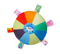 HINAYOSAN Soft Plush Dog Flying Saucers With Sound Pet Flying Discs Toy Dog Training Bites Toy For Engaging Playing Chew Resistant Pet Toy