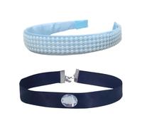 HINAYOSAN Sparkling Pearls Headband And Choker Costume Accessory For Children Birthday Parties And School Event Dressingup Props Princess Headband