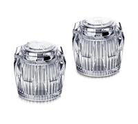 HINAYOSAN Upgrades Shower Knob Replacement Temperature Control Bathroom Hardware for House Mobile Home Bath Tub Faucet Clear Acrylic Bath Fixtures