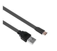 HINAYOSAN USB 2.0 Male To USB C Data Cord Straight Head/90 Degree Angled Flat Cable For Tablet Phones 480Mbps Data Transfer