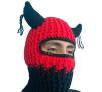 HINAYOSAN Wacky Hat For Teens Autumn Winter Knitted Halloween Party Photography Props Unique Horn Cap