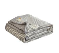 HINAYOSAN Washable Cotton Blanket Softly Sleep Blanket For All Ages Seeking Stylish And Easy To Maintain Bedding Quilt