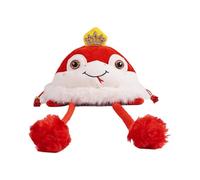 HINAYOSAN Winter Pet Hat Chinese New Year Snake Theme Headwear Hat For Holiday Celebrations Dog Cats Head Accessory Year Of The Snake Pet Hat New Year Pet Fashion Hat