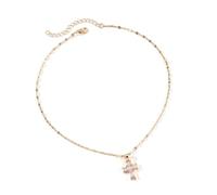 HINAYOSAN Zirconia Inlaid Coppers Crucifix Pendant Necklace Spiritual Choker Fashion Accessory For Religious Event And Daily Wear Crucifix Necklace