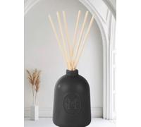 Hinch Home After Dark Scented Reed Diffuser, Matte Black, 150ml, with Natural Rattan Reeds