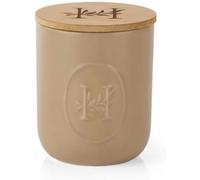 Hinch Home Duvet Day Candle Matte Vessel with Wooden/Bamboo Lid - 320grams