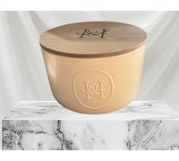 Hinch Home Large 3 Wick Scented Candle, Duvet Day, Wooden Lid