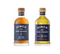 Hinch Small Batch & 5 Year Old Double Wood Collection | Premium Irish Whiskey Duo | Smooth & Oak-Influenced Styles