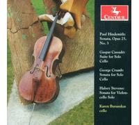 Hindemith/Cassado/Crumb/Stevens:Sonata, Op. 25 No. 3/Suite For Solo Cello/Sonata For Solo Cello/Sonata For Violoncello Solo