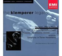 Hindemith / Klemperer / Stravinsky / Weill: Orchestral Works