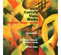 Hindemith/Meyer/Bartok - Works For Viola (Binder)