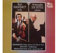 Hindemith: Sonata for Viola & Piano / Britten: Lachrymae / Sostakovich: Sonata for Viola & Piano