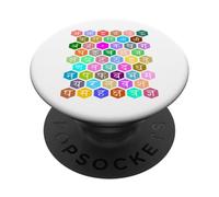 Hindi Indian Alphabets Letters Characters Language Learning PopSockets Adhesive PopGrip