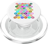 Hindi Indian Alphabets Letters Characters Language Learning PopSockets PopGrip for MagSafe