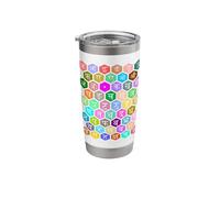 Hindi Indian Alphabets Letters Characters Language Learning Stainless Steel Insulated Tumbler