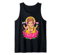 Hindou Ganesh Puja Elephant God India Méditation Yoga Murti Tank Top