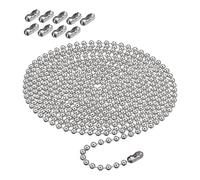 hindraem Ball Bead Chain With Metal Parts Fix And Replace Broken Window Blinds Vertical Shades Providing Ample Reach For Various Window Sizes And