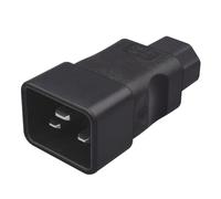 hindraem C20 To C13 Power Conversion Plug Male To Female Connector Low Resistance 10A 16A AC 250V Pin Three Horizontal Male IEC 320 C20 Power Adapter Connector