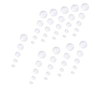 hindraem Crystal Clear Round Cabochon 10mm 12mm Fabulous Jewelry Making Dome Cabochons Flat Back Glass Tile Crafting Supplies For Pendant Photo Jewelry Rings