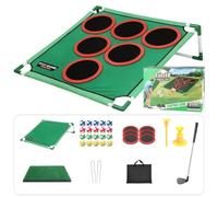 hindraem Golf Target Net For Kids Adults Indoor Outdoor Game | Say Goodbye To Broken Abs Frame And Polyester Cloth Absorb Impact Making Practice Safe For Home And Yard