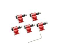 hindraem Hydraulic Brake Line Holder Bike Cable Guide Hose Wire Clips Clamps Secure and Convenient Bicycle Oil, Red, 21.5x20mm