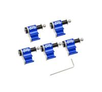 hindraem Hydraulic Brake Line Holder Bike Cable Guide Hose Wire Clips Clamps Secure and Convenient Bicycle Oil, Blue, 21.5x20mm