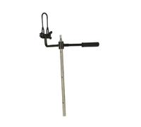hindraem Ice Drill Auger Extension Rod Outdoor Winter with,Black,50cm