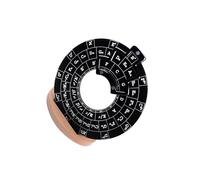 hindraem Portable Chords Wheel Essential For Quick Chord Identification For On Go Musicians And Improve Music Skills. Easily Identify Chords Within Key And
